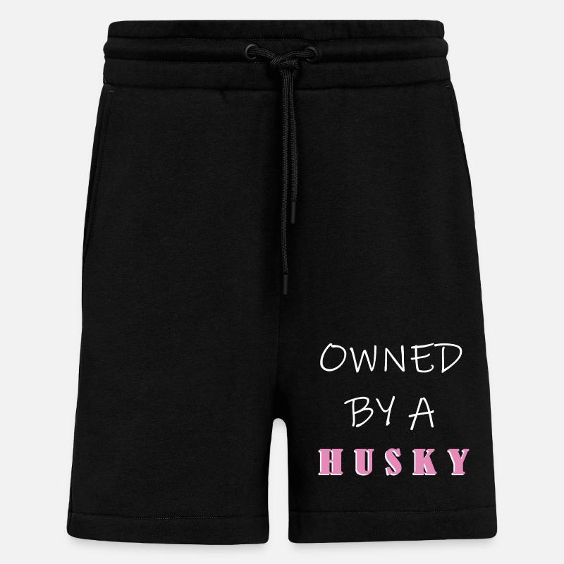 Sibirischer Husky - Shorts - made by SPREAD - SOLID BLACK