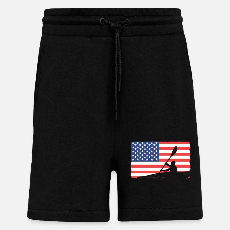 Kayaking Kayaking Canoeing Canoeing - Shorts - made by SPREAD - SOLID BLACK