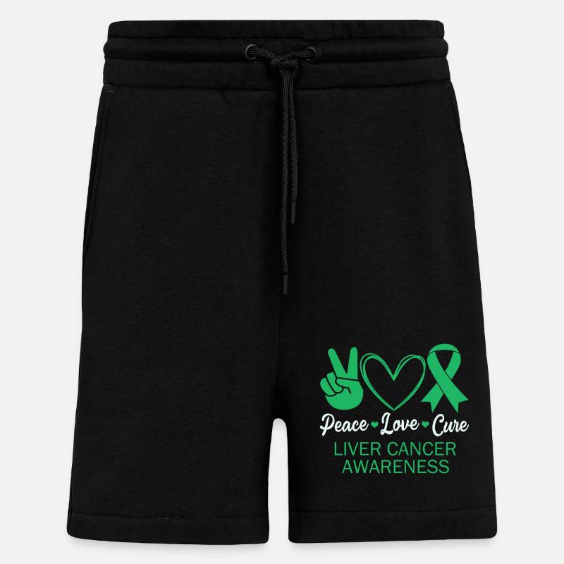 Lebererkrankung - Shorts - made by SPREAD - SOLID BLACK