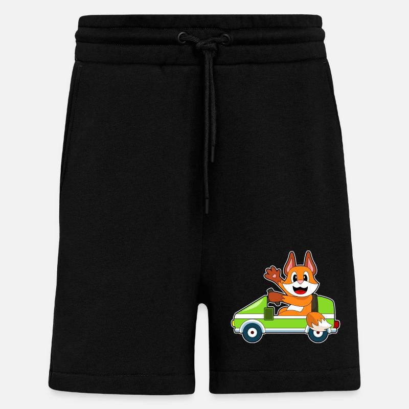 Fuchs Auto - Shorts - made by SPREAD - SOLID BLACK