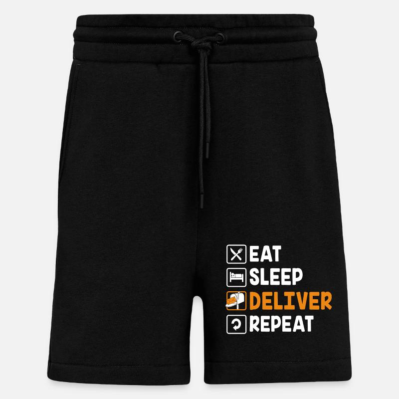 Postbote - Shorts - made by SPREAD - SOLID BLACK