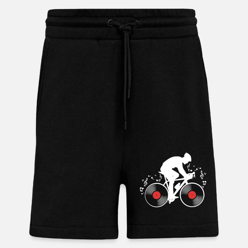 Vinyle - Short bio décontracté fabriqué en UE - SOLID BLACK