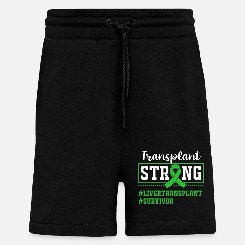 Lebererkrankung - Shorts - made by SPREAD - SOLID BLACK