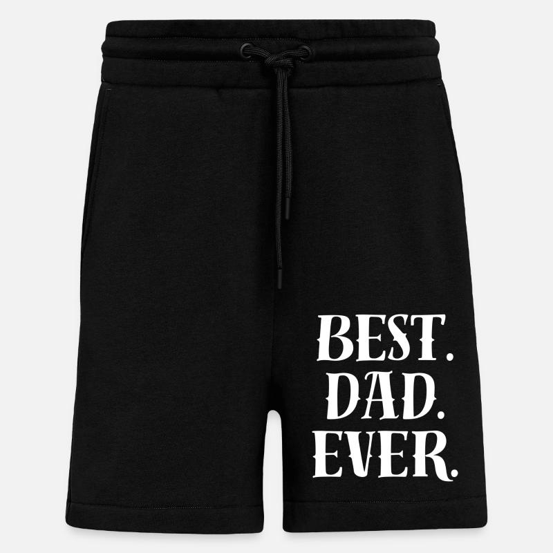 Best Dad Statement - Shorts - made by SPREAD - SOLID BLACK