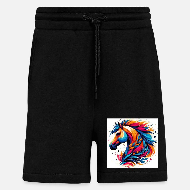 Pferd - Shorts - made by SPREAD - SOLID BLACK