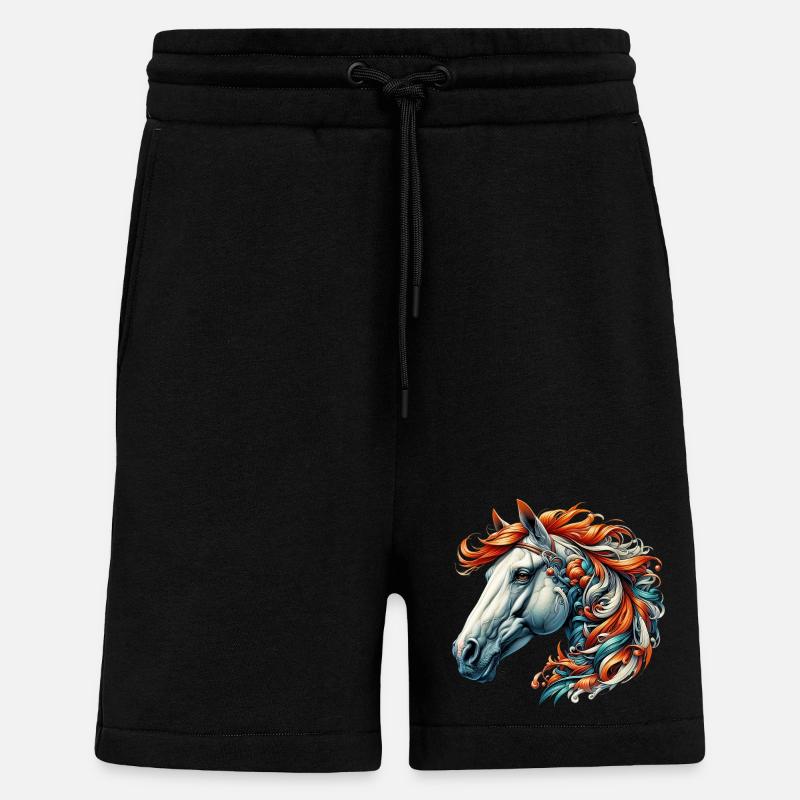 Pferd - Shorts - made by SPREAD - SOLID BLACK