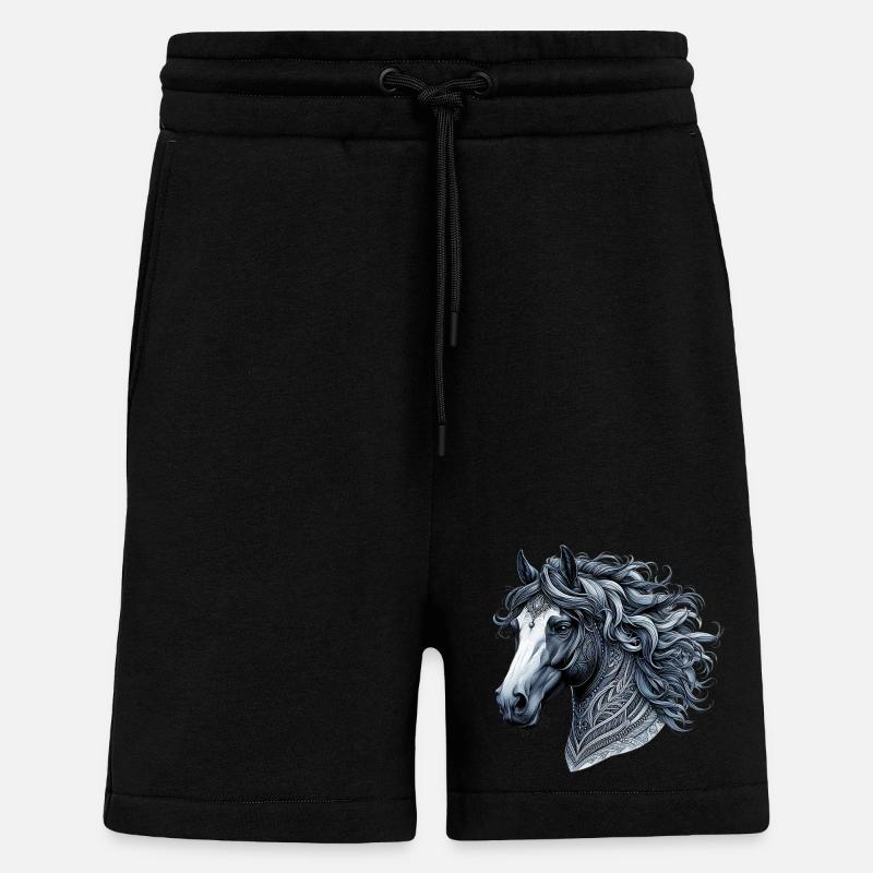 Pferd - Shorts - made by SPREAD - SOLID BLACK