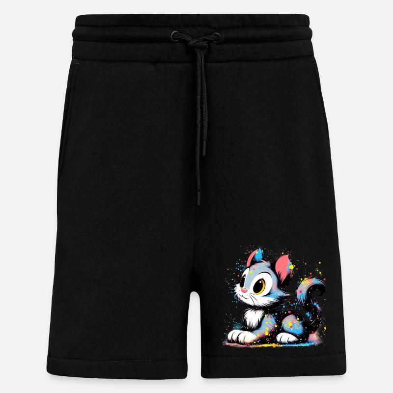 Katze - Shorts - made by SPREAD - SOLID BLACK