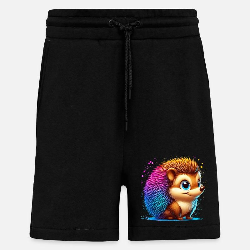 Hedgehog - Shorts - made by SPREAD - SOLID BLACK