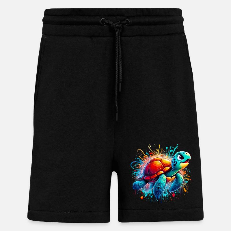 Turtle - Shorts - made by SPREAD - SOLID BLACK