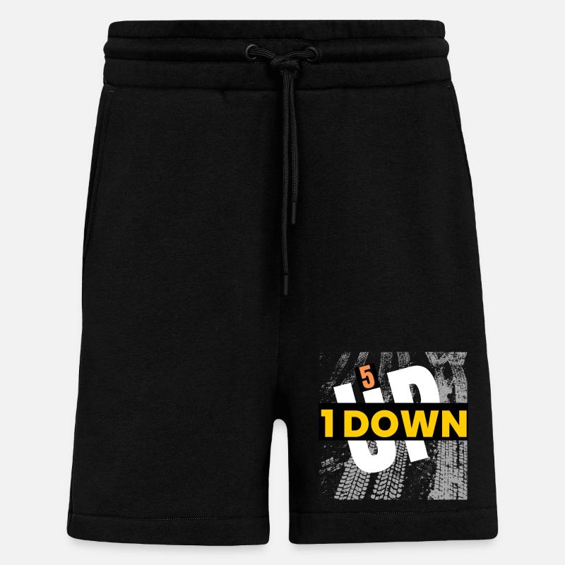 1 runter 5 hoch - Shorts - made by SPREAD - SOLID BLACK