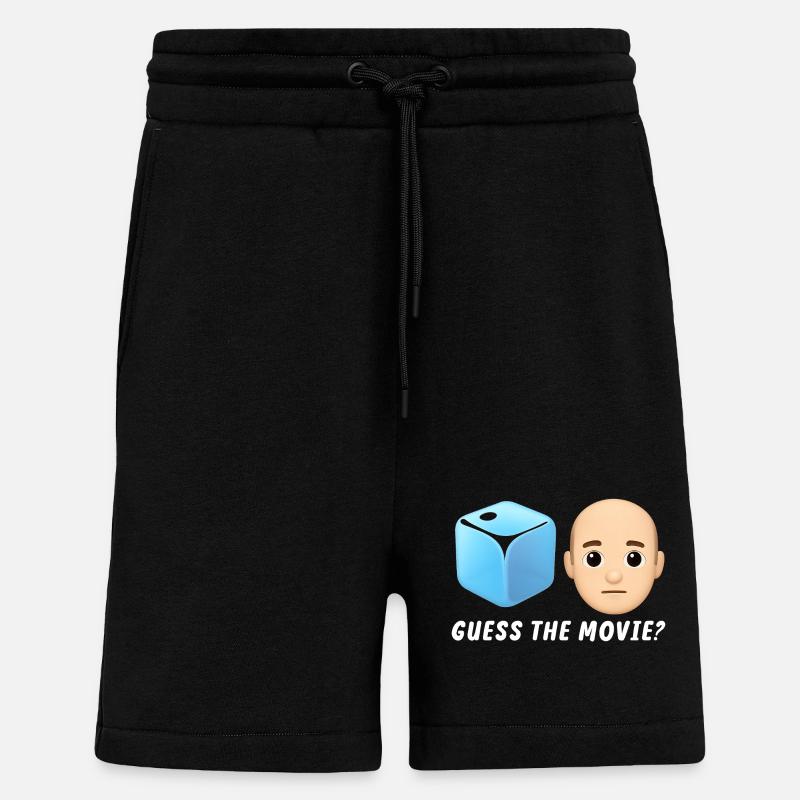 Conception de mystère de film - Short bio décontracté fabriqué en UE - SOLID BLACK