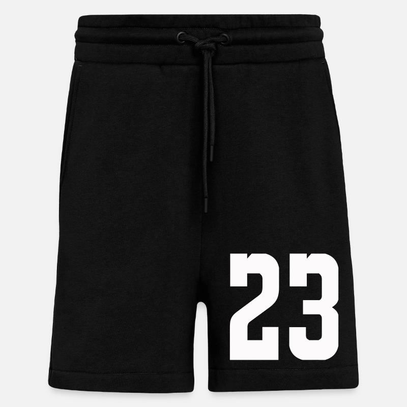 23 - Short bio décontracté fabriqué en UE - SOLID BLACK