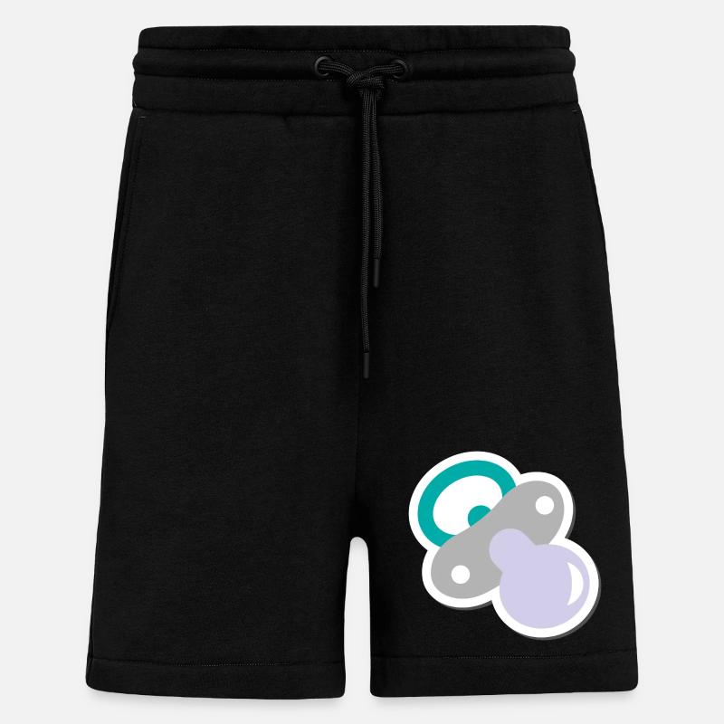 schnuller - Shorts - made by SPREAD - SOLID BLACK