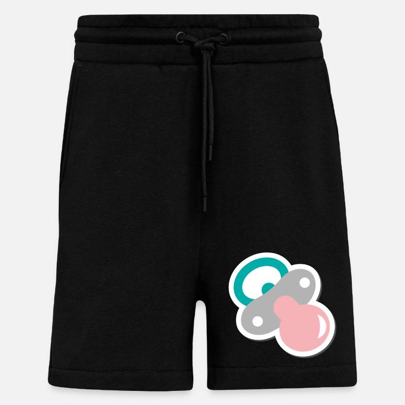 schnuller - Shorts - made by SPREAD - SOLID BLACK