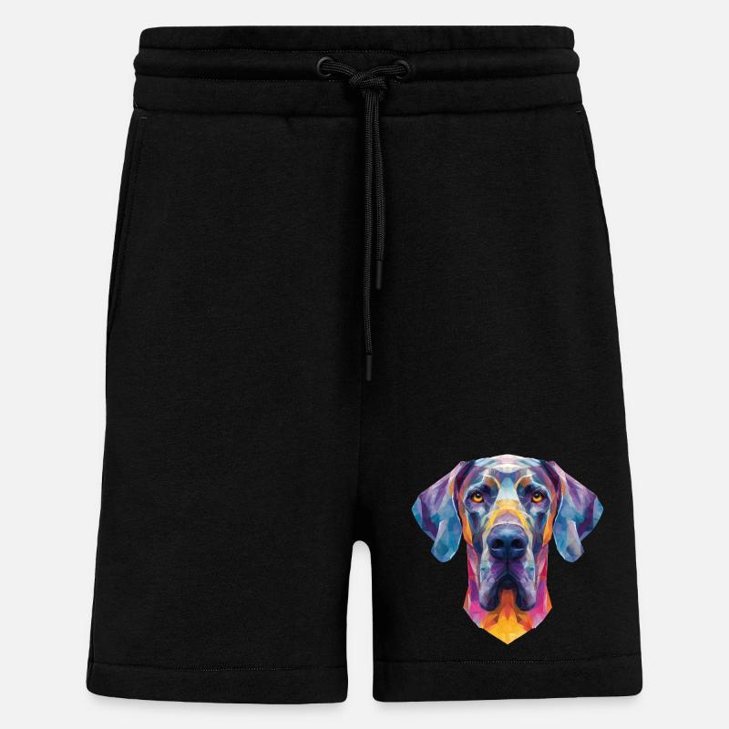 Deutsche Dogge - Shorts - made by SPREAD - SOLID BLACK