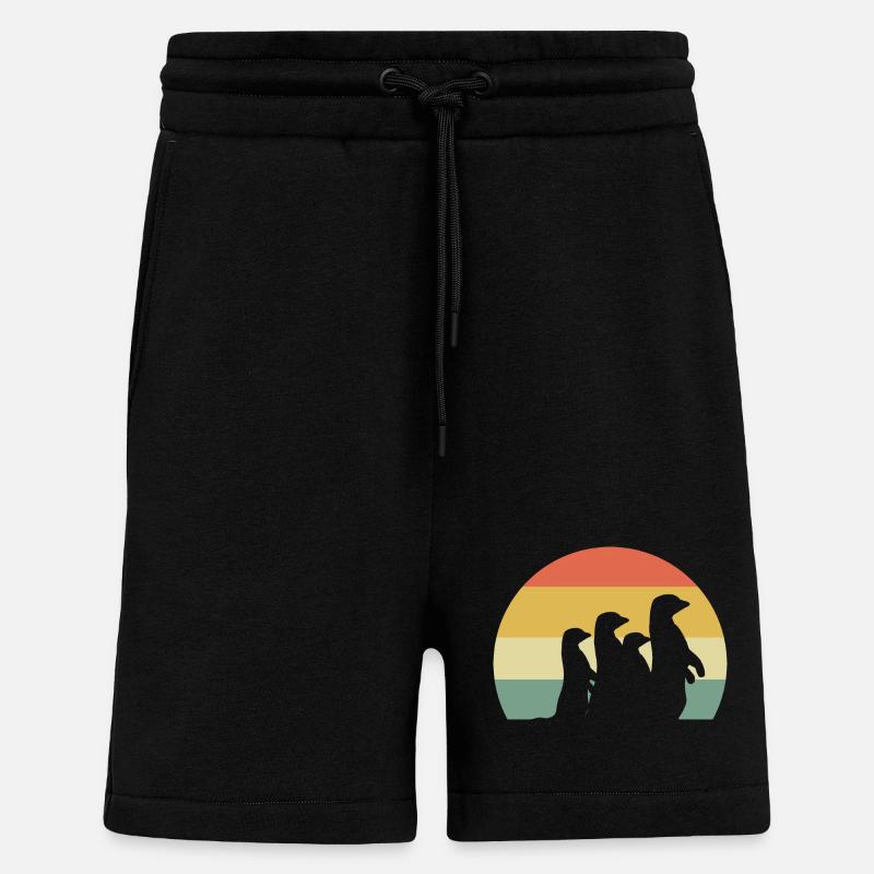 Erdmännchen - Shorts - made by SPREAD - SOLID BLACK
