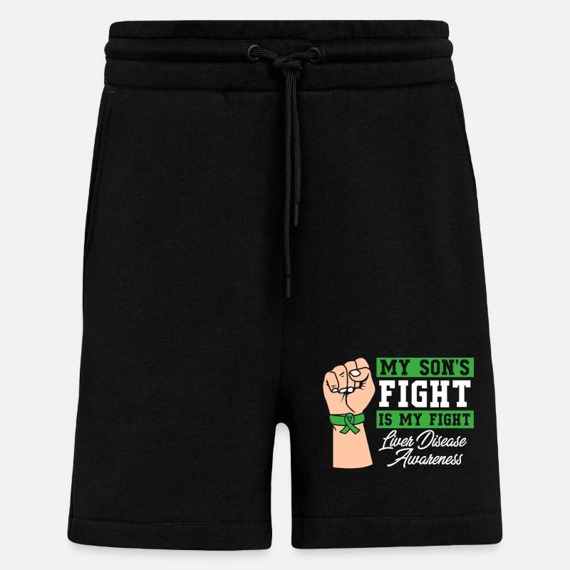 Lebererkrankung - Shorts - made by SPREAD - SOLID BLACK