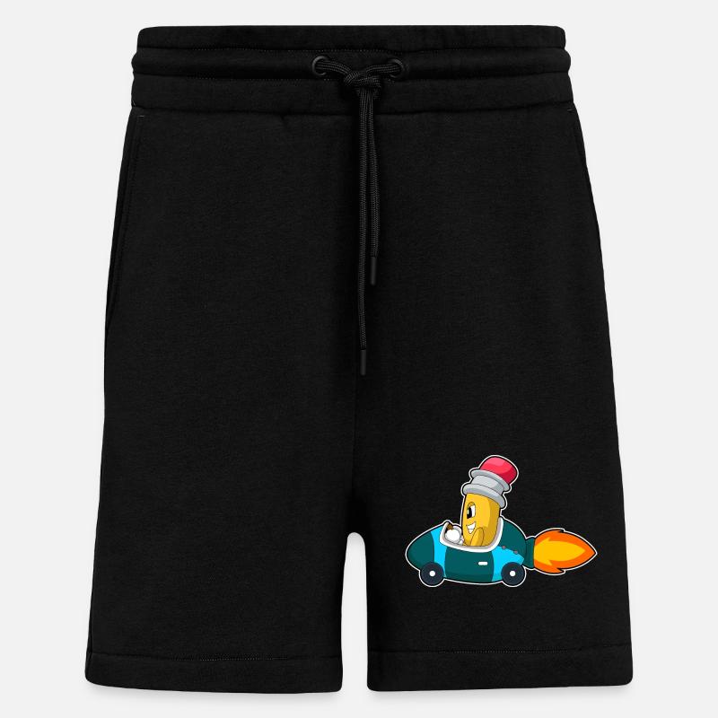 Bleistift Auto - Shorts - made by SPREAD - SOLID BLACK