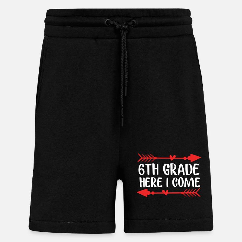 6ème - Short bio décontracté fabriqué en UE - SOLID BLACK