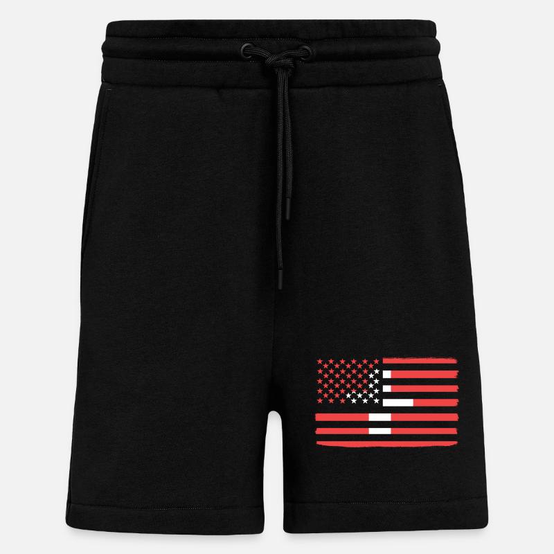 Schweiz Schweizer Schweizerdeutsch - Shorts - made by SPREAD - SOLID BLACK