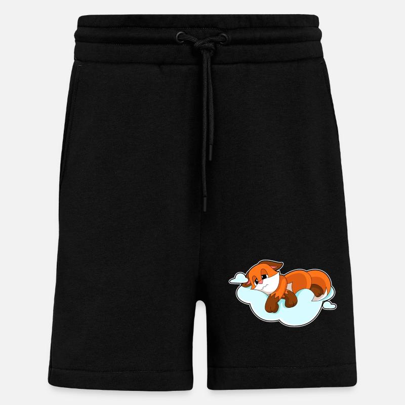 Fuchs Wolken - Shorts - made by SPREAD - SOLID BLACK