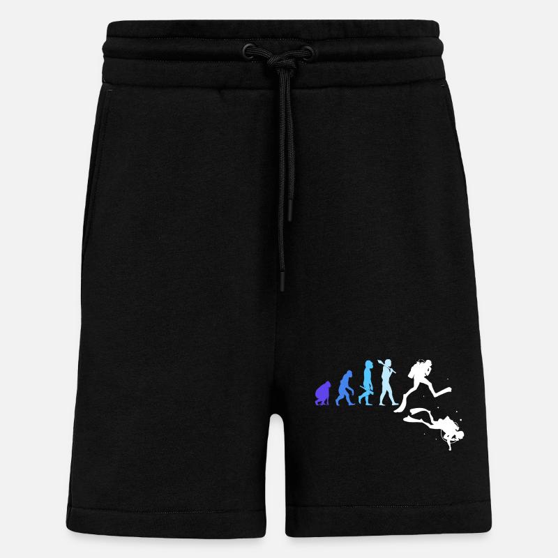 Plonger - Short bio décontracté fabriqué en UE - SOLID BLACK