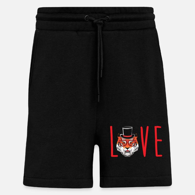 Säbelzahntiger - Shorts - made by SPREAD - SOLID BLACK