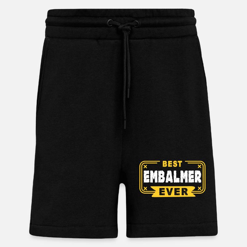 Embalmer Best Embalmer Ever - Shorts - made by SPREAD - SOLID BLACK