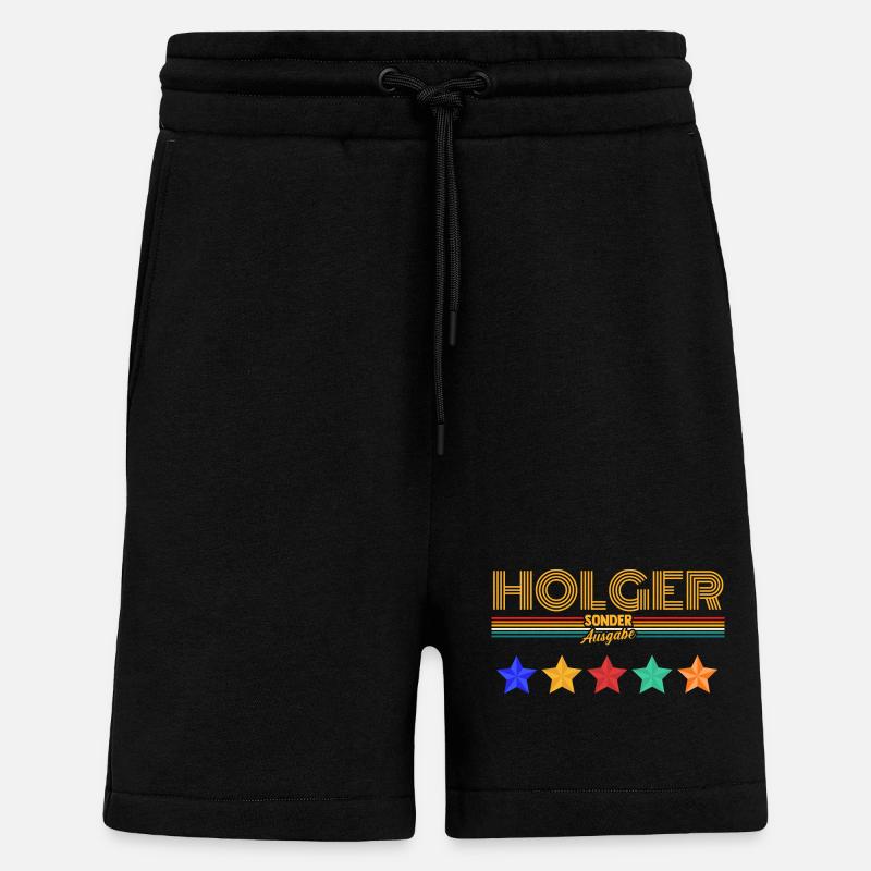 Holger - Shorts - made by SPREAD - SOLID BLACK
