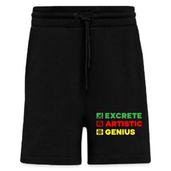 Artist Painter Graphic Artistic Genius Art Saying - Shorts - made by SPREAD - SOLID BLACK - Vorne