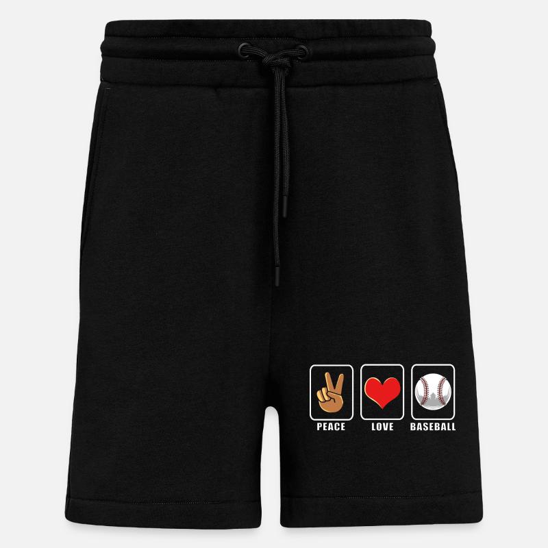 Base-ball - Short bio décontracté fabriqué en UE - SOLID BLACK