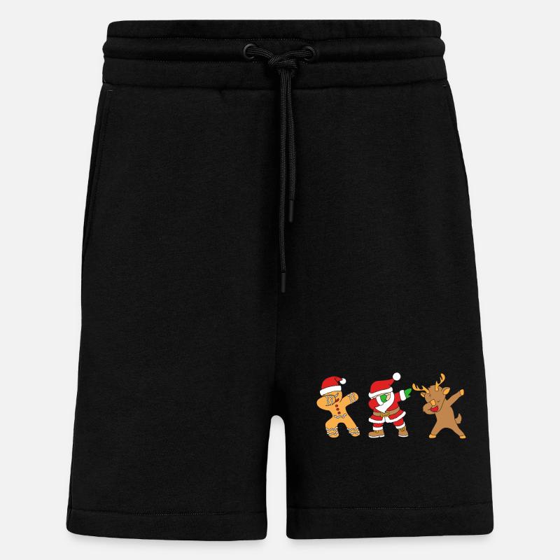 Lebkuchenmann Lebkuchenherz Lebkuchen Naschen - Shorts - made by SPREAD - SOLID BLACK