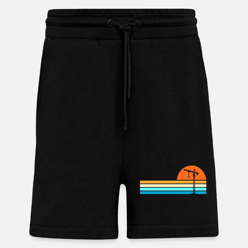 Kranführer Kran - Shorts - made by SPREAD - SOLID BLACK