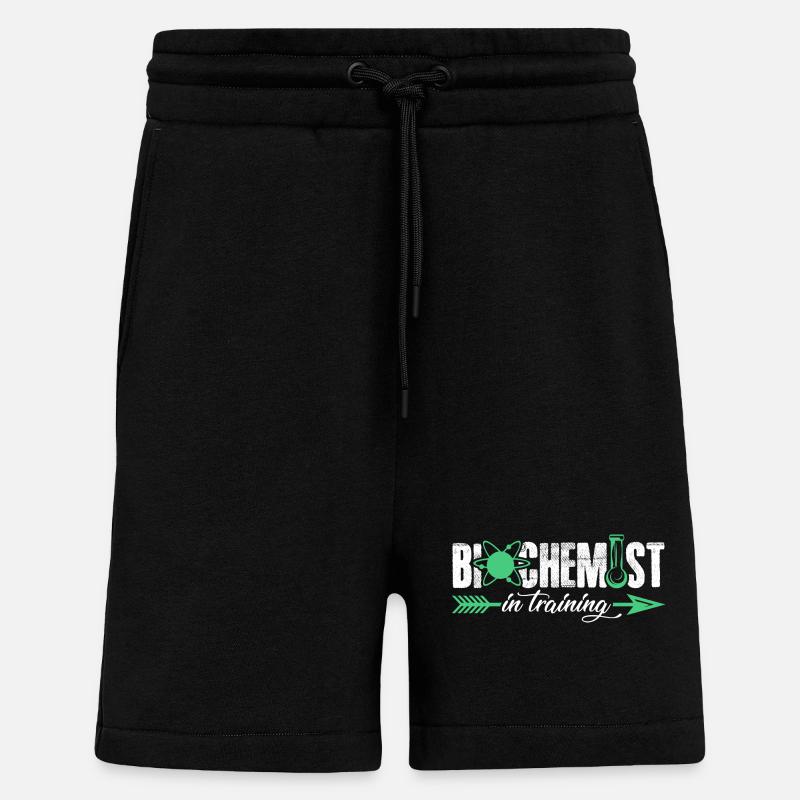 Biochemist In Training - Shorts - made by SPREAD - SOLID BLACK
