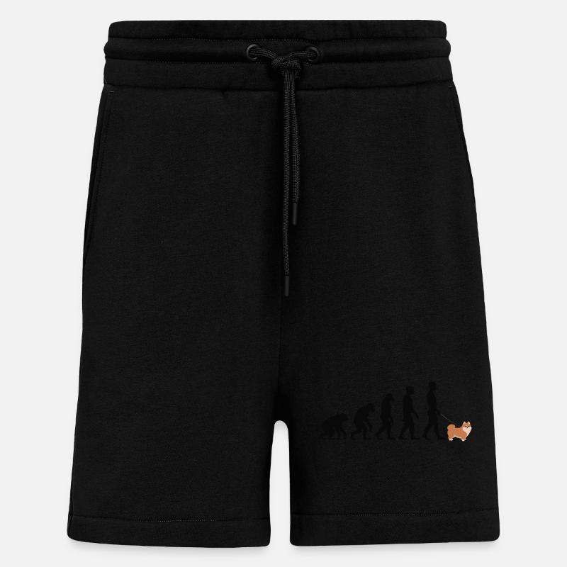 Dwarf spitz - Shorts - made by SPREAD - SOLID BLACK