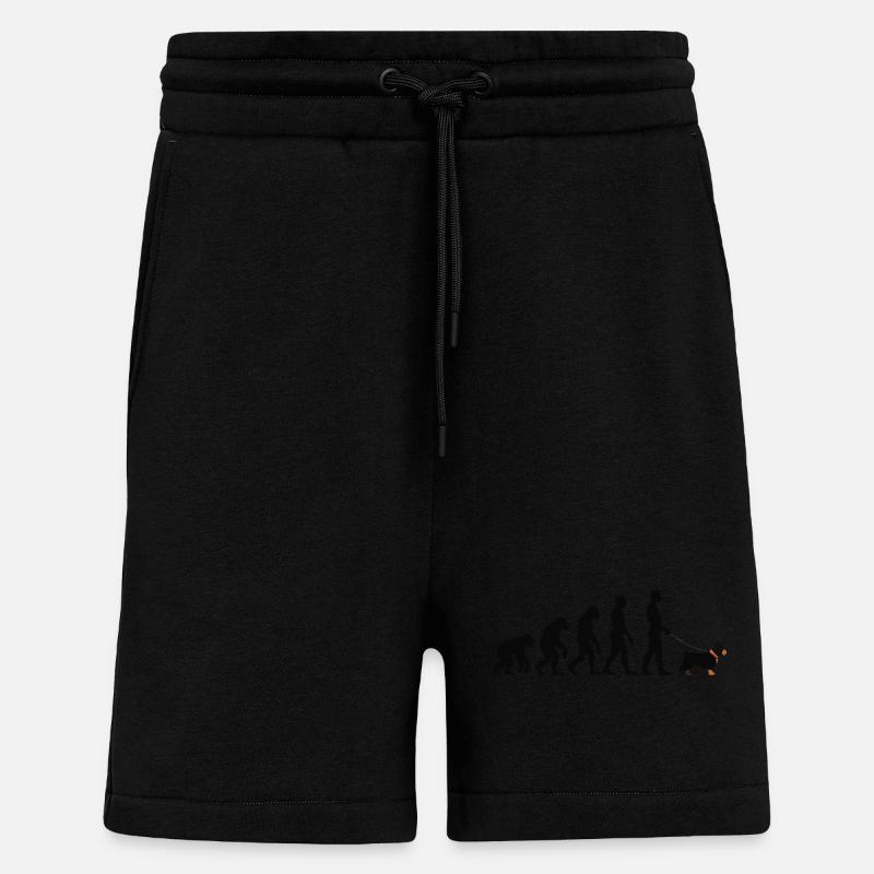Cane corso - Short bio décontracté fabriqué en UE - SOLID BLACK