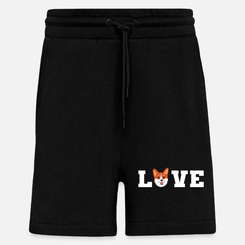 Corgi - Shorts - made by SPREAD - SOLID BLACK