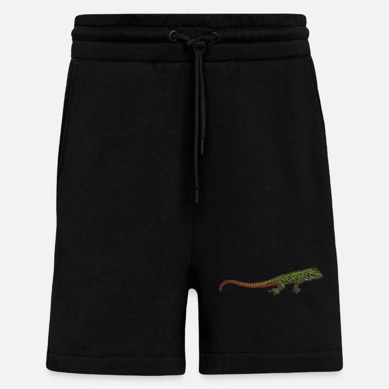 Madagaskar Gecko - Shorts - made by SPREAD - SOLID BLACK