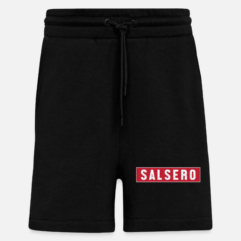 Danseuse de salsa Danseuse - Short bio décontracté fabriqué en UE - SOLID BLACK