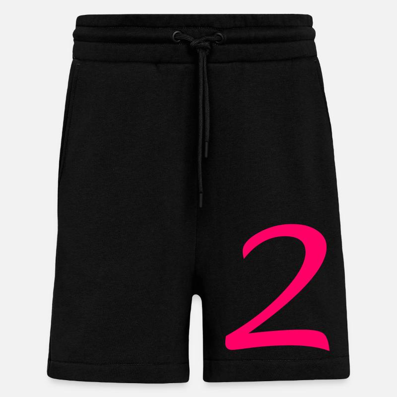 2 - Short bio décontracté fabriqué en UE - SOLID BLACK