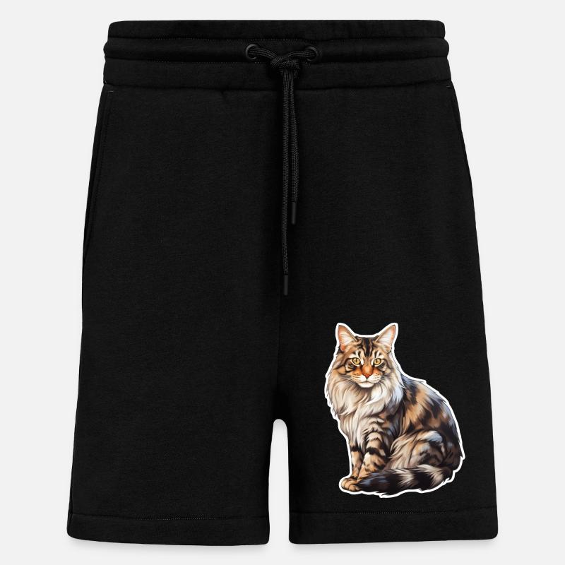 Chat Maine Coon - Short bio décontracté fabriqué en UE - SOLID BLACK