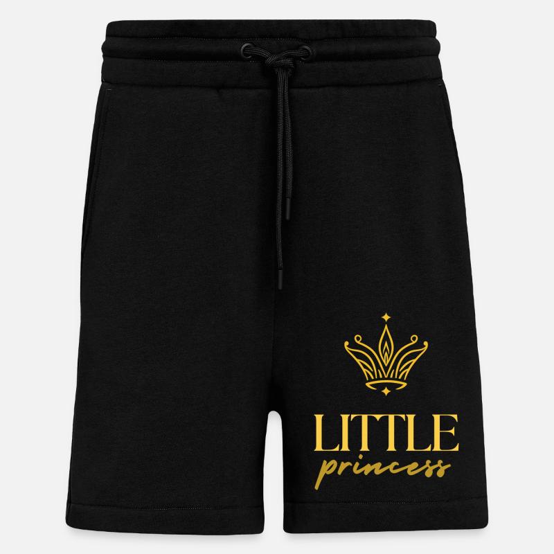 Petite princesse - petite princesse - Short bio décontracté fabriqué en UE - SOLID BLACK