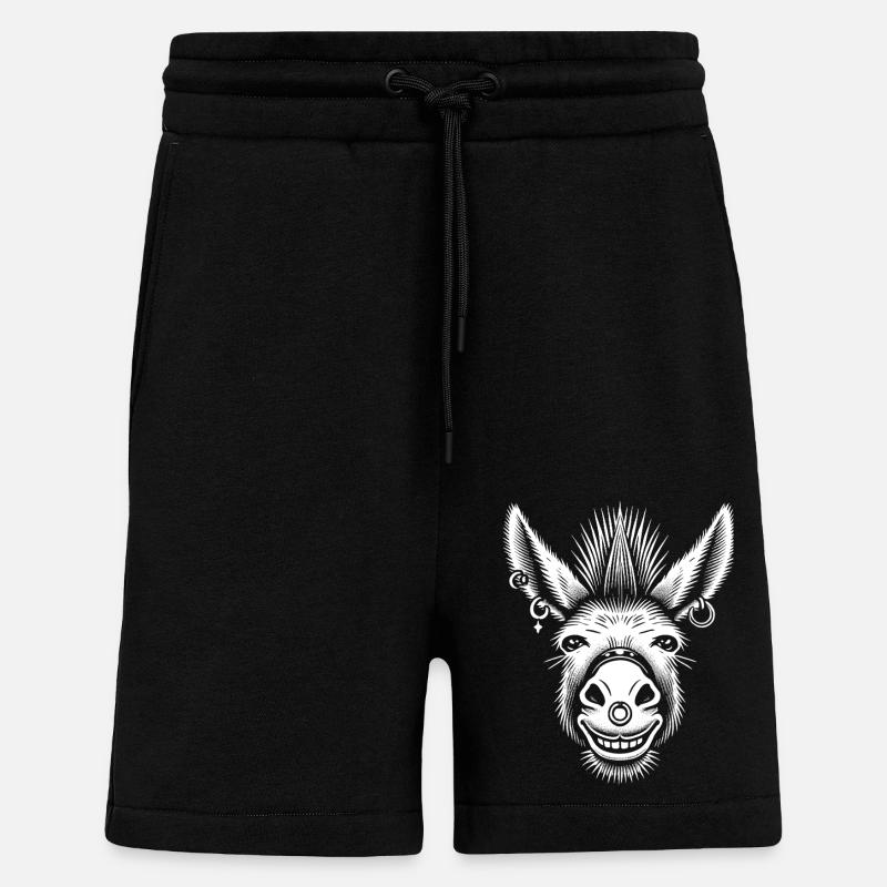 Hausesel - Shorts - made by SPREAD - SOLID BLACK