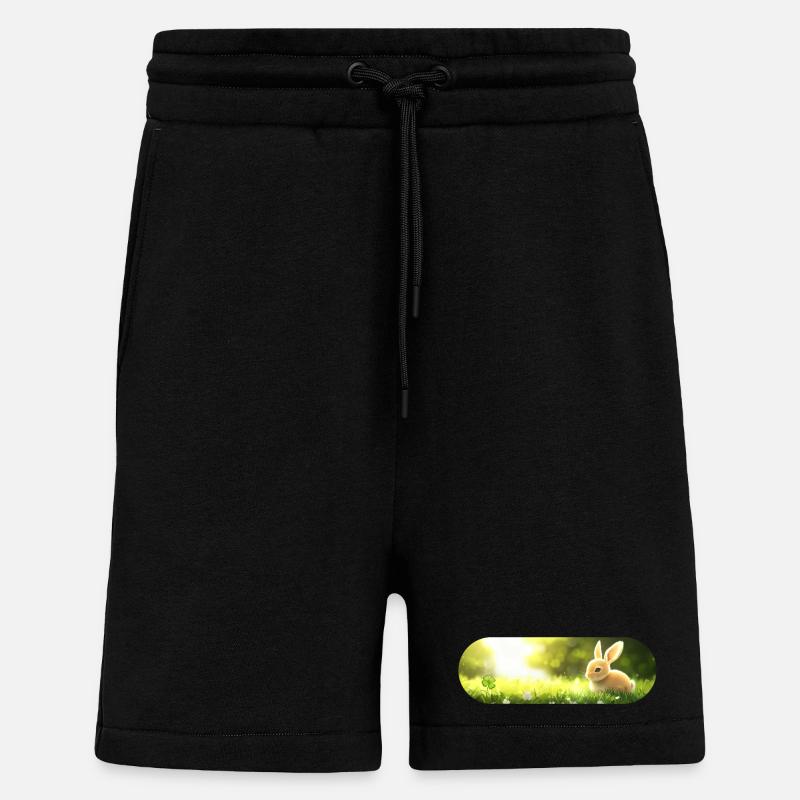 Glückshäschen - Shorts - made by SPREAD - SOLID BLACK