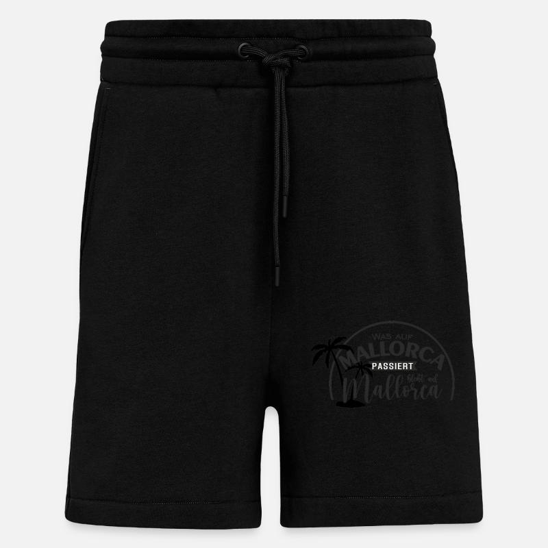 Mallorca - Shorts - made by SPREAD - SOLID BLACK