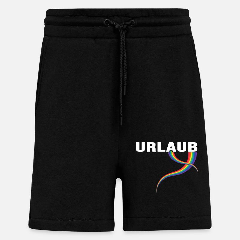 Holiday Rainbow Destination - Shorts - made by SPREAD - SOLID BLACK