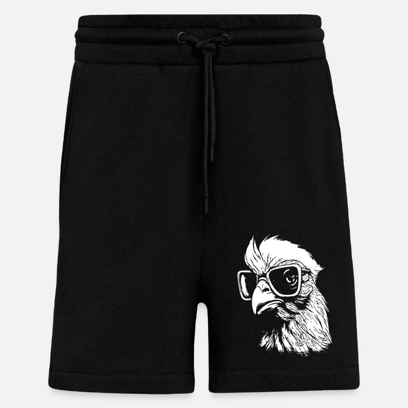 intelligentes Huhn - Shorts - made by SPREAD - SOLID BLACK