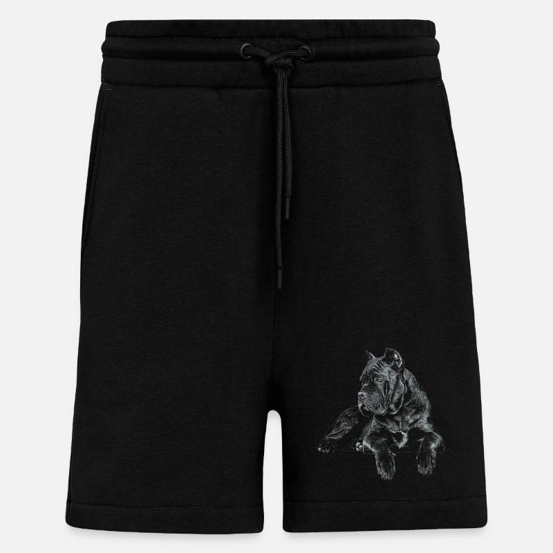 Cane Corso Italiano - Shorts - made by SPREAD - SOLID BLACK