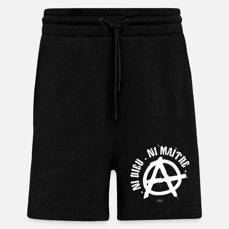 Weder Gott noch Meister - Shorts - made by SPREAD - SOLID BLACK